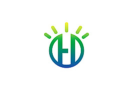 字母HD照明企业logo