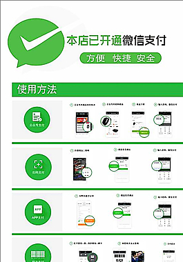 微信支付广告贴在线支付扫描支付图片