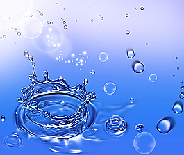 水花 阳光 水滴 水泡图片