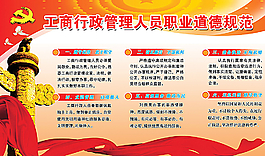 工商局道德规范宣传图片