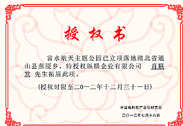 产品授权书图片