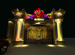 大门效果图