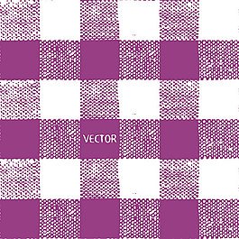 紫色格子布纹背景矢量素材