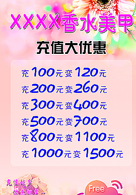 美甲海报图片