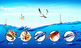 海产品海报图片
