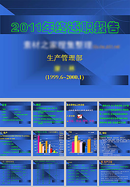 生产管理部述职报告ppt模板