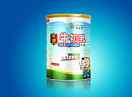 奶粉罐装 效果图 铁罐图片