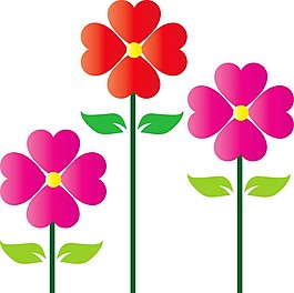 矢量花朵元素