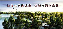 森林城市图片