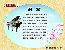 乐器介绍 钢琴 校园文化图片