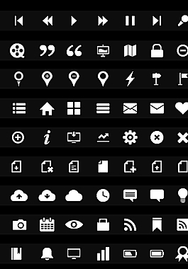 黑白图标 ios7图片