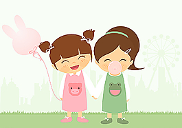 可爱小女孩图片