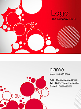 时尚名片设计图片