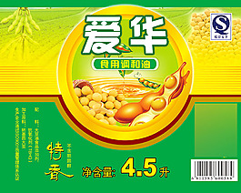 标签设计模板,食用油商标标签设计,