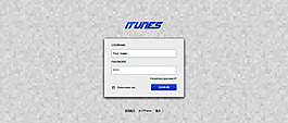 iTunes登录页面（请勿商用）