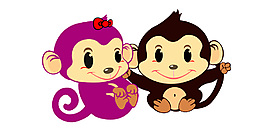猴子图案