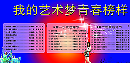 学校文艺演出节目单图片