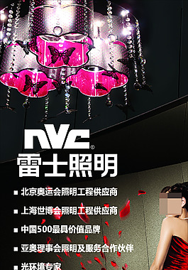 照明店海报
