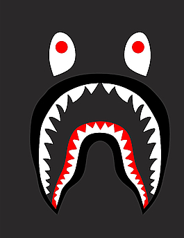 bape鲨鱼标志图片