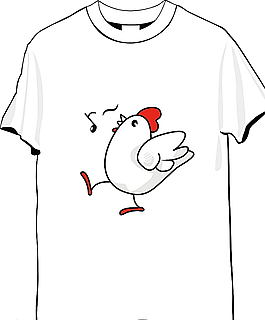 可爱T恤 白色图片