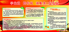 学先进展板