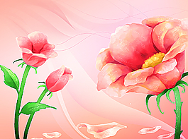 手绘花图片