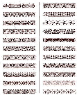 笔画边框欧式矢量图片