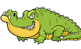 卡通动物矢量图片