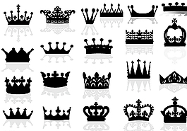 卡通皇冠矢量素材图片