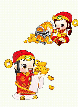 恭喜发财矢量图图片