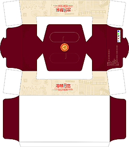 盒型展开图