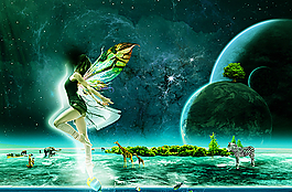 合成梦幻海报图片