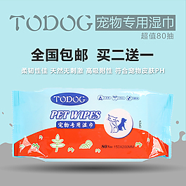 宠物用品湿巾主图