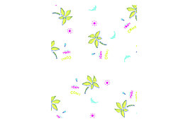椰树花纹