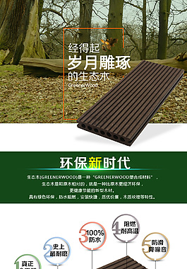 生态木户外地板详情页
