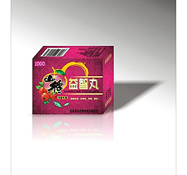 益智丸包装图片模板下载