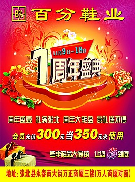 1周年店庆