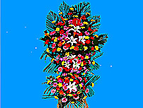 漂亮的花束flash鲜花动画