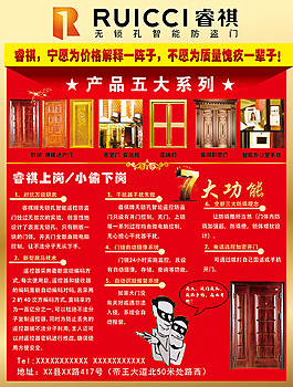 睿祺智能防盗门