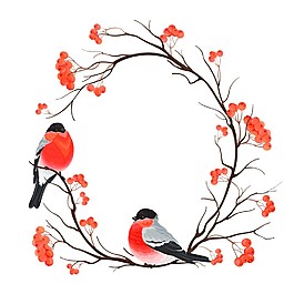 卡通圣诞节插画矢量素材