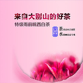 节日促销模板白茶主图直通车图钻展图
