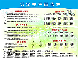 安全生产宣传栏图片