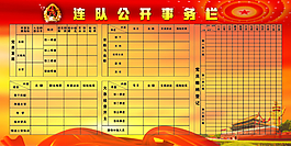 连队公开事务栏