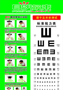 视力眼保健操步骤图