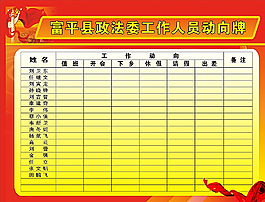 政法动向牌展板图片