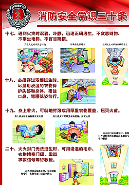 消防安全常识二十条图片