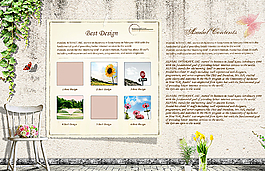 店面家具摆设分层图片