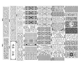 CAD 花格填充块