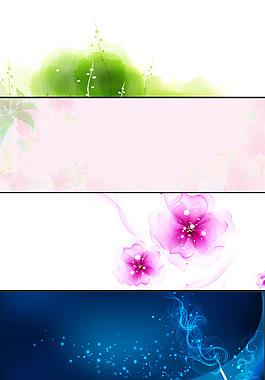花朵光线背景