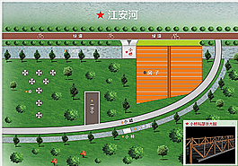 平面图鸟瞰图图片